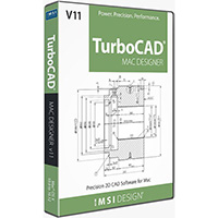 krabice TurboCAD Mac Designer 2D v11