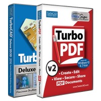 krabice TurboPDF 2 CZ a TurboCAD Deluxe