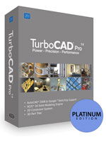 krabice TurboCAD Professional v15 CZ PLATINUM
